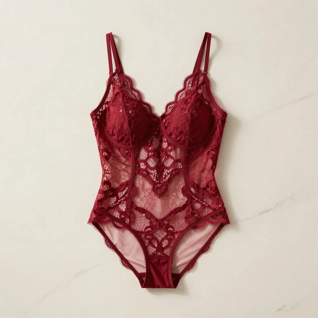 Sheer Floral Lace Bodysuit