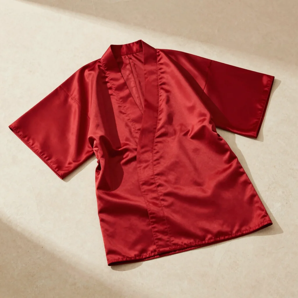 Silk Kimono Lounge Robe